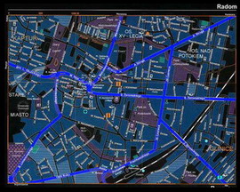 карта-схема г.Радом, Польша